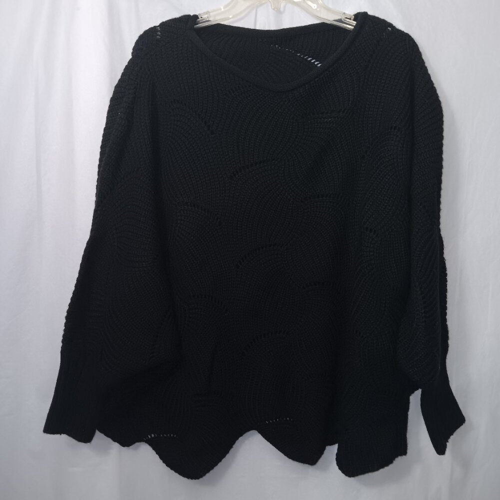 OPEN KNIT WOMEN'S PULLOVER SWEATER